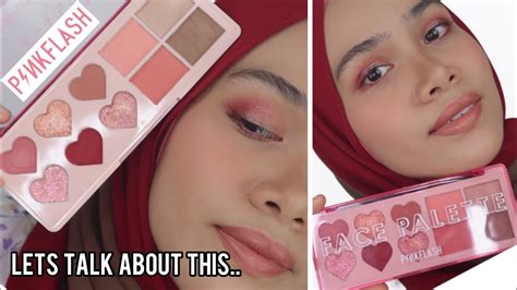 PINK FLASH FACE PALETTE MULTI FACE PALETTE Review Demo YouTube