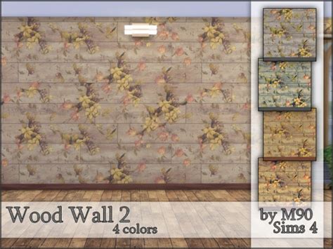 The Sims Resource Wood Wall 2 By Mircia90 • Sims 4 Downloads