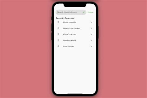 Flutter Creating A Fullscreen Modal With Search Form Kindacode