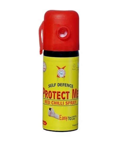 Protect Me Red Chilli Pepper Spray Packaging Type Aerosole Bottle