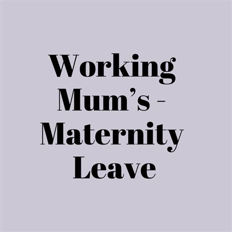 How To Get Yourself Back In The Workforce After Maternity Leave Artofit