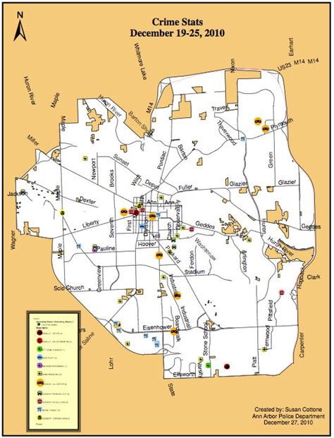 Ann Arbor Crime Statistics For The Week Of Dec 19 25