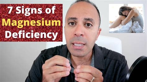 7 Signs And Symptoms Of Magnesium Deficiency Treatment Youtube