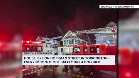 Officials: Dog dies in Torrington house fire; 3 adults, 2 children ...