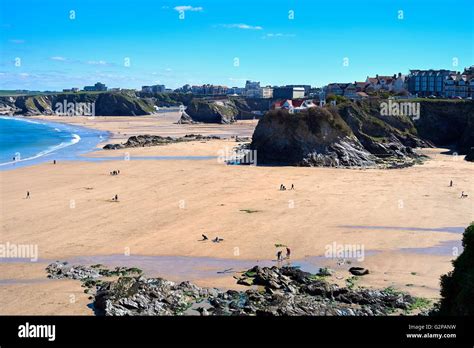 Towan Beach is the closest beach to Newquay town centre, and gets extremely busy in summer ...