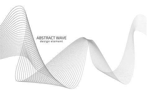 Abstract Wave Design Element On White Background 21898501 Vector Art At