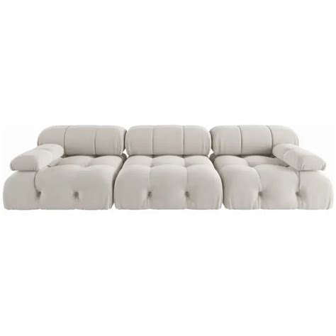 Cylan 104 Wide Velvet Reversible Modular Sofa Chaise VigsHome