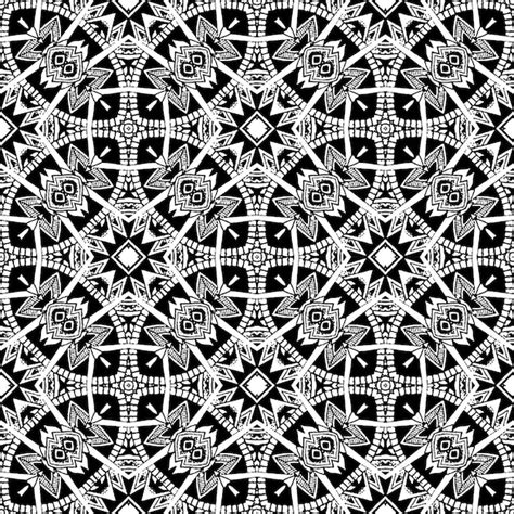 Premium Vector Black And White Batik Seamless Pattern Batik