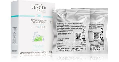 Maison Berger Paris Summer Mint Water Autoduft Ersatzf Llung