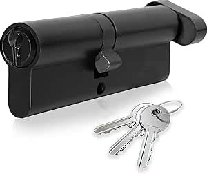 Xfort Matt Black Thumb Turn Euro Cylinder Lock T Mm Door