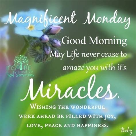 Magnificent Monday Good Morning May Life Never Cease To Amaze You With Its Miracles Pictures