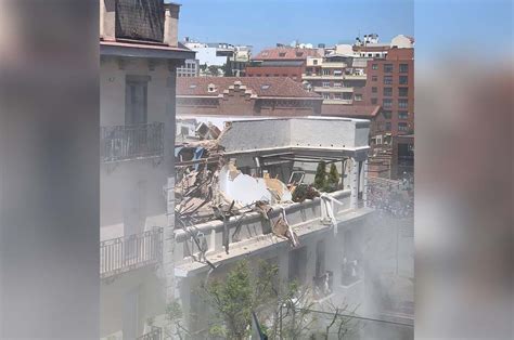 Explosion Dans Un Immeuble Madrid Deux Ouvriers Tu S Et Bless S