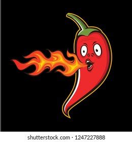 Chili Pepper Mascot Character Vector Stock Vector Royalty Free