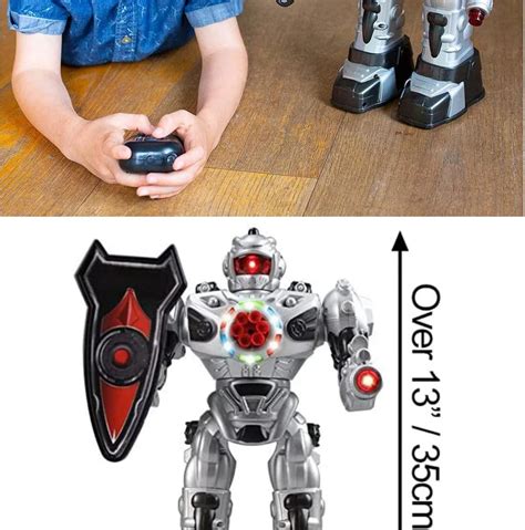 Educational Big Remote Control Fighting Robot Shooting Soft Missiles ...