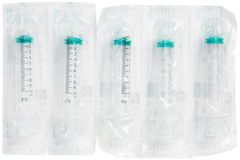 Buy Plastic Syringe 10ml 5 Pack 10 X STERILE 5ML LEUR SLIP SYRINGE 2