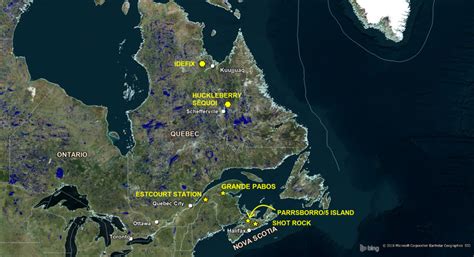 Grand Pabos Au Gaspésie Québec Northernshield Resources Inc