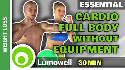 Cardio Workout At Home Full Body No Equipment Minutes Youtube