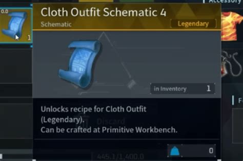 Palworld How To Get Legendary Cloth Armor Schematic Qm Games