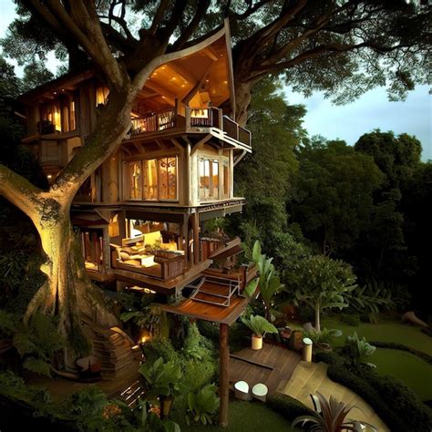 Premium Photo Luxury Tree House