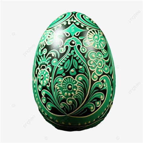 Green And Curve Line Drawing On Easter Egg Png April Art Cartoon PNG