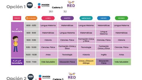 Aprende En Casa Sep Horarios Para La Semana Del Al De Septiembre