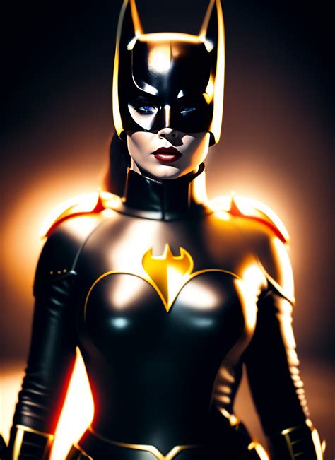 Lexica Jennifer Lawrence As Batgirl Full Body Mask Visible Face