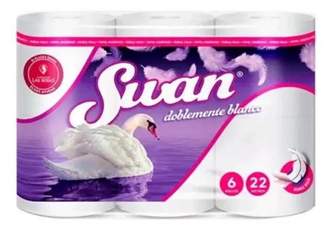 Papel Higiénico Swan Doble Hoja 22 Metros 6 Rollos Cuotas sin interés