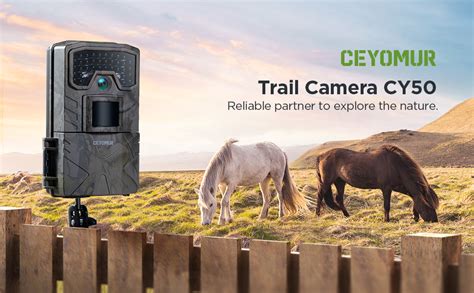 Wildlife Camera CEYOMUR 20MP 1080P Trail Camera With 36pcs IR LEDs