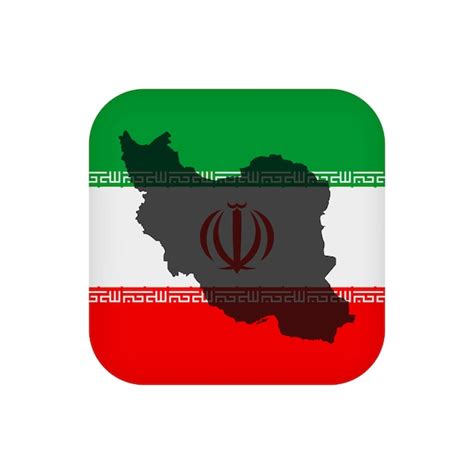 Premium Vector Iran Flag Official Colors Vector Illustration