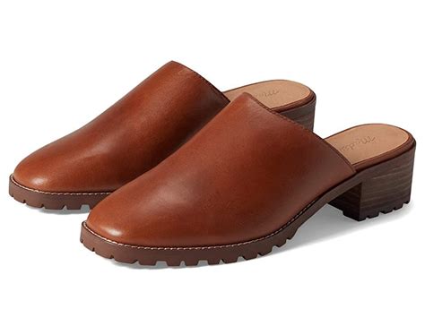 Madewell The Mindy Lugsole Mule In Leather Women S Clog Mule Shoes