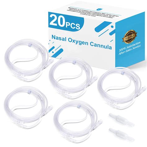 Buy 20 Packs Adult Soft Nasal Oxygen Cannula 7 Ft Tubing Length