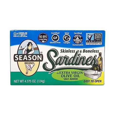 Skinless Boneless Sardines In Extra Virgin Olive Oil 4375 Oz At Whole