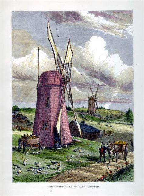 Grist Wind Mills At East Hampton Art Source International