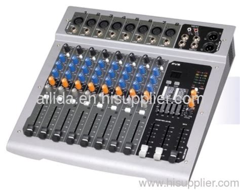 8 Channel +48 Phantom Power PV8 Audio Mixer PV8 manufacturer from China ...