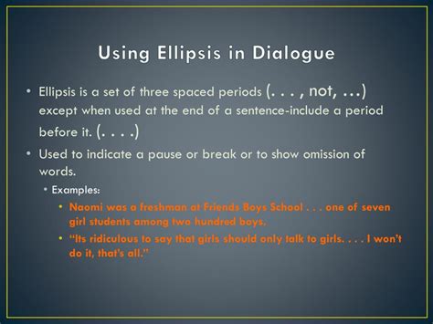 Ppt Mini Lesson Dialogue Punctuation Powerpoint Presentation Free