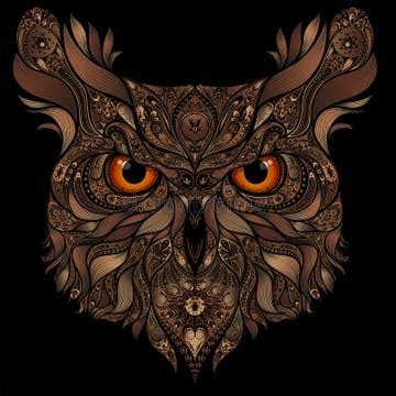 Abstract Owl Tattoo Stock Illustrations – 5,898 Abstract Owl Tattoo ...