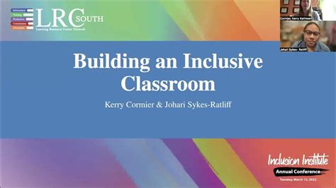 Building An Inclusive Classroom Youtube