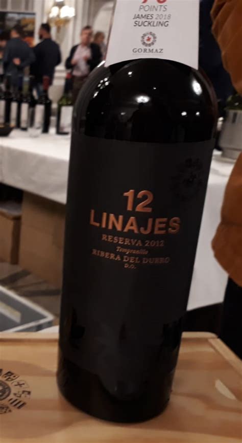 Cata Del Vino 12 Linajes Reserva 2012 Ribera Del Duero Sobrelias