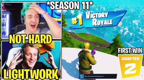 Ninja Tfue Streamers First Victory Royale In Fortnite Season