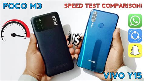 Poco M3 Vs Vivo Y15 Speed Test Comparison Snapdragon 662 Vs Helio P22