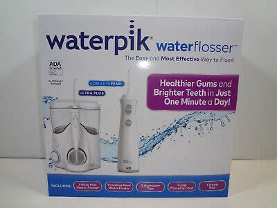 Waterpik Ultra Plus And Cordless Pearl Water Flosser Combo Pack EBay