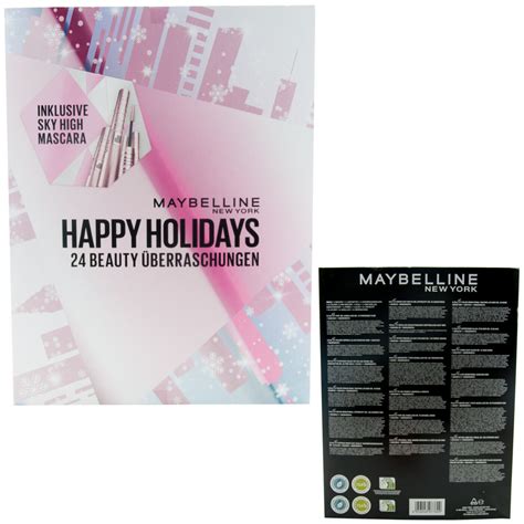 Maybelline Advent Calendar Printable Susan Estrella