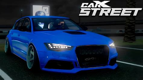 Carx Street Audi Rs6 Customization Gameplay Ios The Most Powerfull Car 1000 Hp Youtube