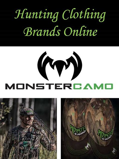 Hunting Clothing Brands Online by monstercamo on DeviantArt