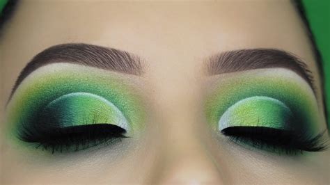 Smokey Green Cut Crease Tutorial Youtube