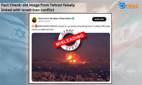 Fact Check Old Image From Tehran Falsely Linked With Israel Iran