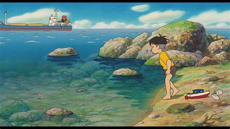 Ponyo Screencaps Ponyo On The Cliff By The Sea Photo Fanpop