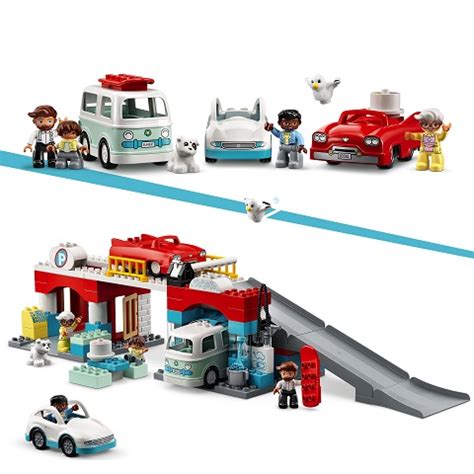 Duplo Parking Garage And Car Wash Brickshop