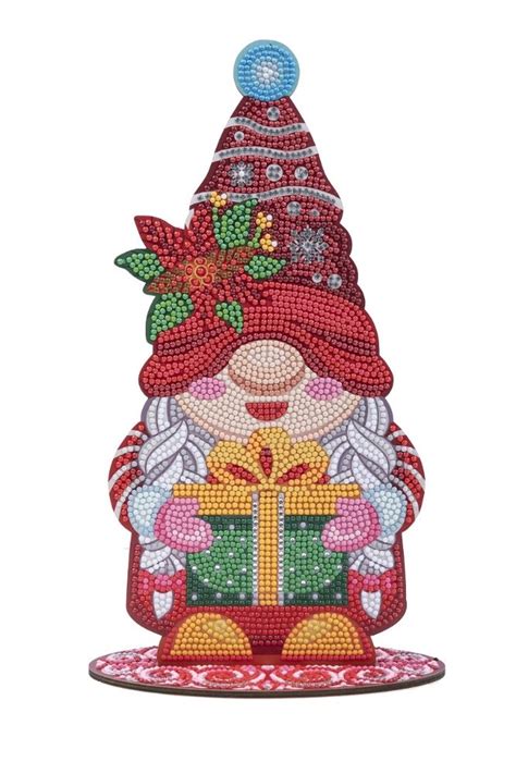 Festive Gnome Crystal Art Xl Buddy Kit D Diamond Art Painting Craft