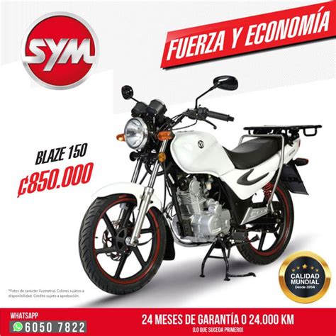 Motos Sym Blaze 150 Motos Motocicletas Costa